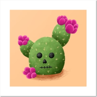 Skully the Paddle Cactus Posters and Art